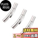 【送料無料】UNICRAFTALE 約6個 3mm穴径 30mm コラム 304ステンレス クラスプ バヨネット式 プレス式 チューブ 管状クラスプ ヒモ留め 紐留め 留め金 エンドパーツ ステンレス色 接続金具 金属パーツ ブレスレット 留め具 ジュエリー アクセサリーパーツ 副資材 ハンドメイド