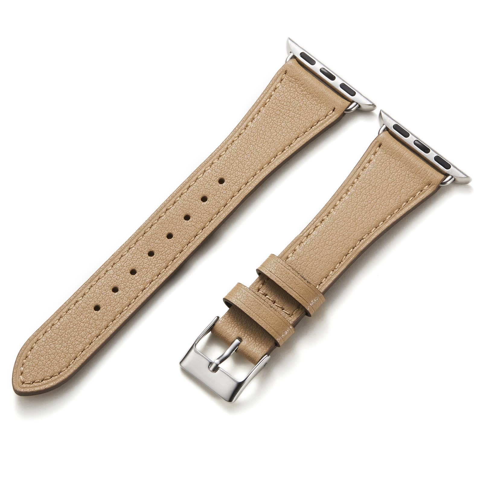 【送料無料】Handodo for Apple Watch バンド 本革 レディース アップルウォッチ バンド 細い 42mm 41mm 40mm 38mm Series 10/9/8/7/6/5/4/3/2/1/SE イタリアレザー ビジネス iwatch バンド SGS資格認定 カーキ色