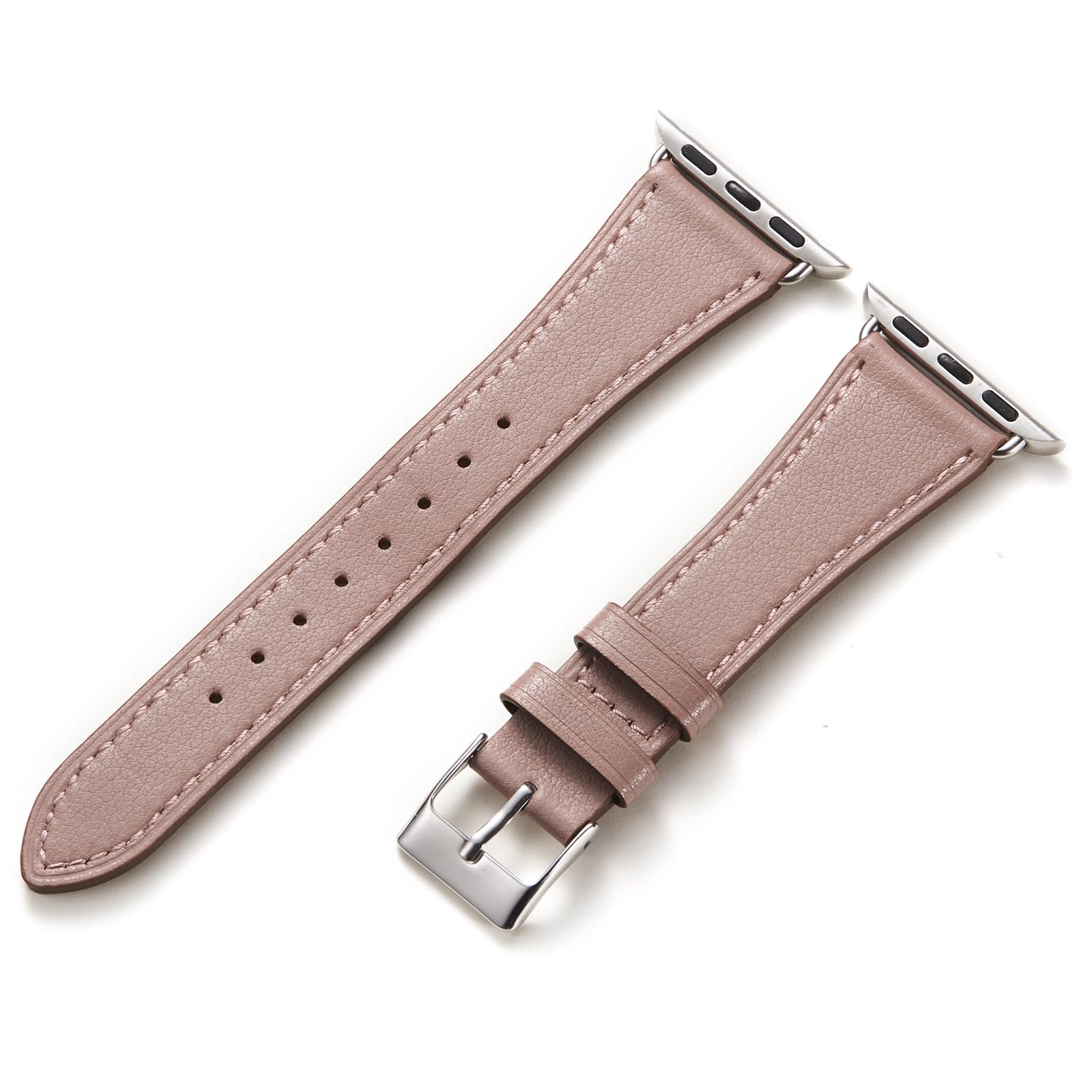 【送料無料】Handodo for Apple Watch バンド 本革 レディース アップルウォッチ バンド 細い 42mm 41mm 40mm 38mm Series 10/9/8/7/6/5/4/3/2/1/SE イタリアレザー ビジネス iwatch バンド SGS資格認定 アッシュローズ