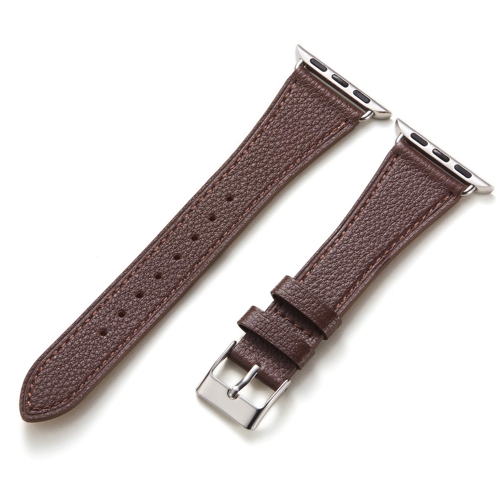 【送料無料】Handodo for Apple Watch バンド 本革 レディース アップルウォッチ バンド 細い 42mm 41mm 40mm 38mm Series 10/9/8/7/6/5/4/3/2/1/SE イタリアレザー ビジネス iwatch バンド SGS資格認定 チョコレート