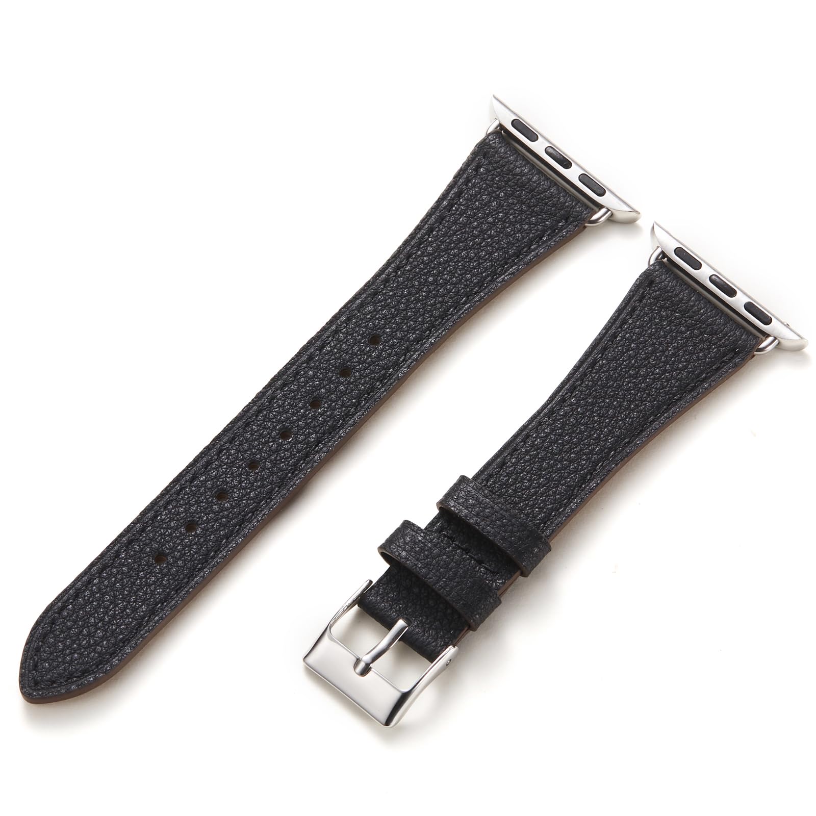 【送料無料】Handodo for Apple Watch バンド 本革 レディース アップルウォッチ バンド 細い 42mm 41mm 40mm 38mm Series 10/9/8/7/6/5/4/3/2/1/SE イタリアレザー ビジネス iwatch バンド SGS資格認定 ブラック
