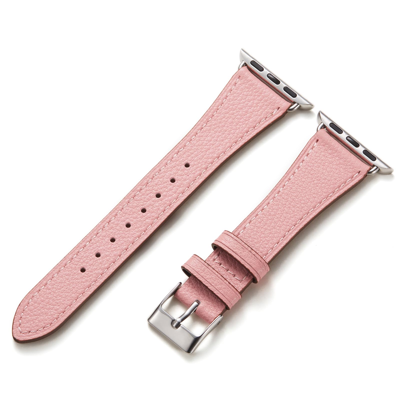 【送料無料】Handodo for Apple Watch バンド 本革 レディース アップルウォッチ バンド 細い 42mm 41mm 40mm 38mm Series 10/9/8/7/6/5/4/3/2/1/SE イタリアレザー ビジネス iwatch バンド SGS資格認定 ピンク