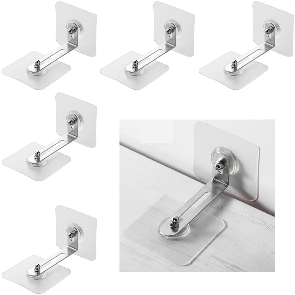 【送料無料】MINBOOT 家具転倒防止 6本セット 耐震ラッチ 地震 テレビ 冷蔵庫 タンス 食器棚 本棚 立て..