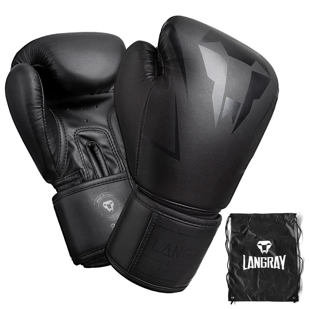 【送料無料】パンチンググローブ ボクシンググローブ LangRay boxing gloves 立体構造 肉厚クッション ..
