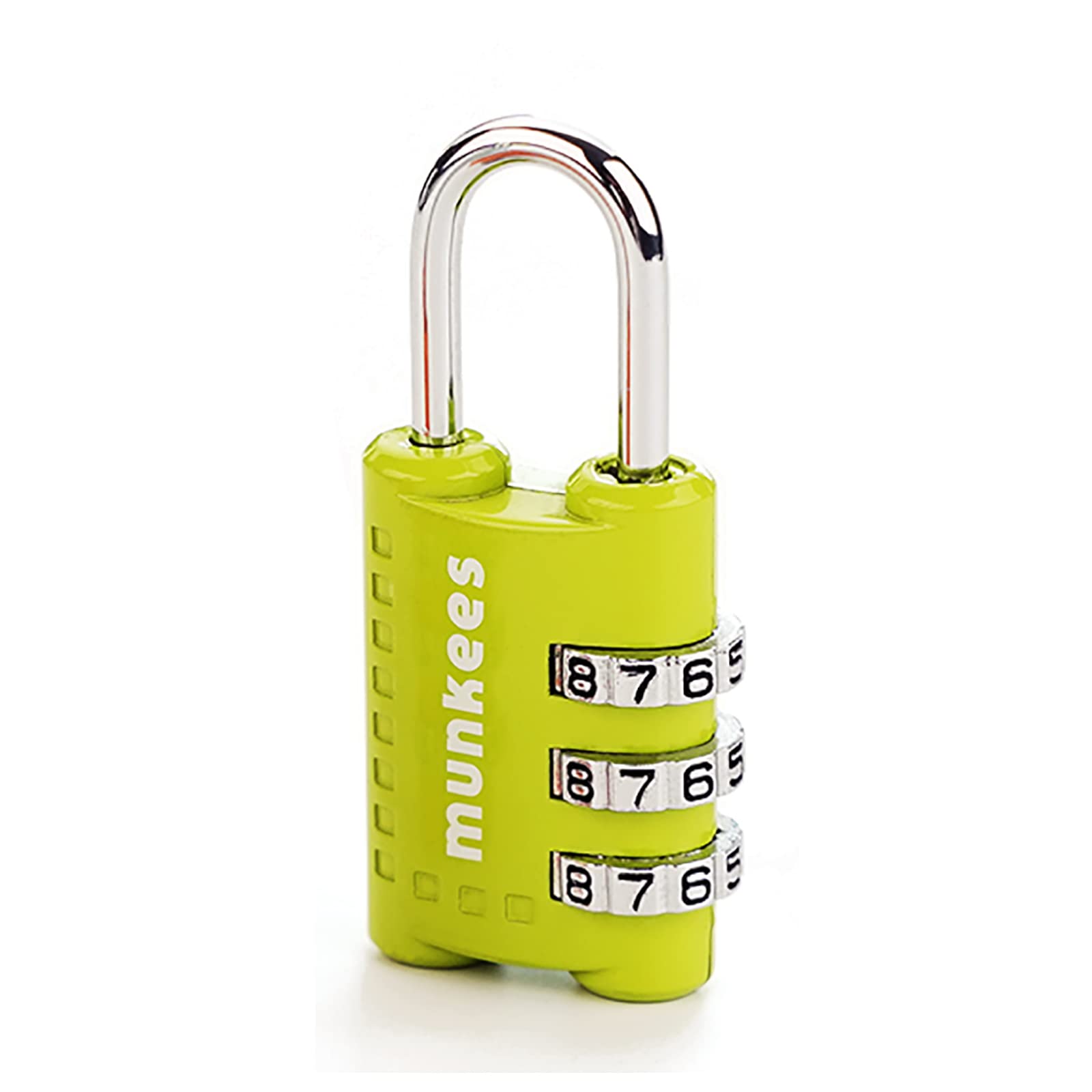 【送料無料】munkees ミニ パスワードロック 南京錠 旅行 ダイヤル式 ロック 暗証番号 荷物、スーツケ..