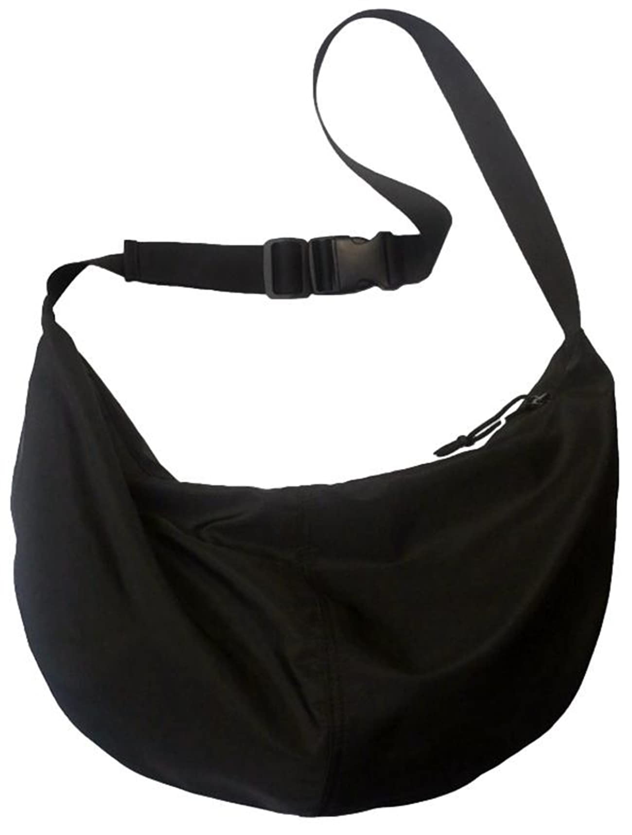 【送料無料】[Aquamie] メッセンジャーバッグ 斜めがけ ナイロン ショルダー バッグ 無地 軽量 学生 A4..