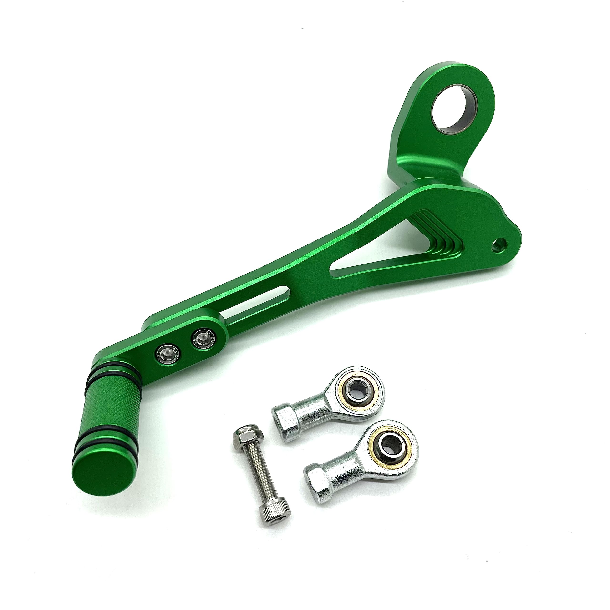 【送料無料】motokano 長さ調整可能 シフトレーバ ギヤレバー ZX-25R ZX-4R ZX-4RR SE に適用 グリーン