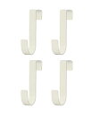 【送料無料】harukita フック ドアフック S字フック ゴミ袋ハンガー 引っ掛けフック ドアハンガーフック 取付け簡単 4個セット ホワイト