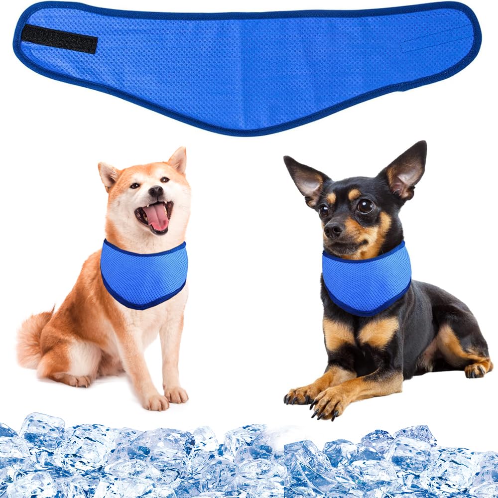 【送料無料】犬用クールバンダナ 犬クールネック 犬用冷感リング ペット用冷却首輪 犬用クールスカーフ..