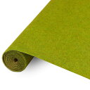 【送料無料】芝生マット 大判 1枚入り 人工芝 ロール マット イエローグリーン 2mm厚 400mm×1000mm グラス模型 建物モデル 装飾 風景 箱庭 鉄道模型 ジオラマ DIY