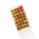 【送料無料】草むら(緑・花つき・赤・) ジオラマ用素材 情景コレクション グラス模型 建物モデル 装飾 風景 箱庭 鉄道模型 ジオラマ PJ05R-1JP