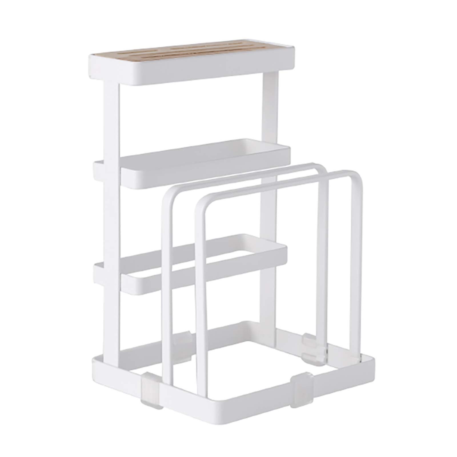 【送料無料】VANRA まな板スタンド 包丁スタンド 鉄製 まな板立て 水切り包丁 まな板 鍋ふた 木製 包丁..