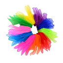 【送料無料】MSSJoyfee 10色 20枚 スカーフ シフォン ジャグリング シルクスカーフ リトミック スカーフ遊び ダンス 音楽療法 ダンス お遊戯 子ども 運動 ジャグリング などに 60*60cm