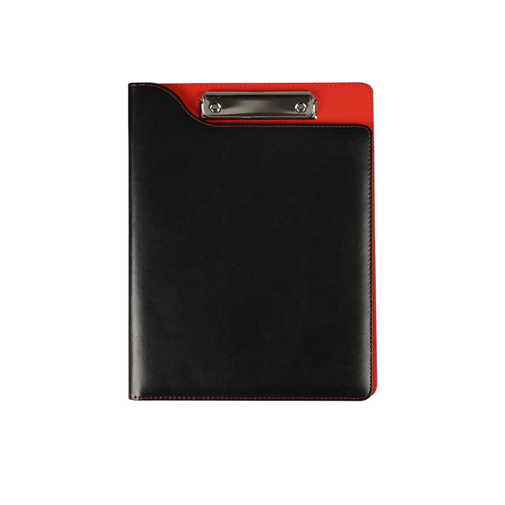 【送料無料】Costowns 革 二つ折り バインダー クリップボード A4 クリップファイル厚 手 pu レザー 書類契約フォルダー 100枚A4資料用紙が収...