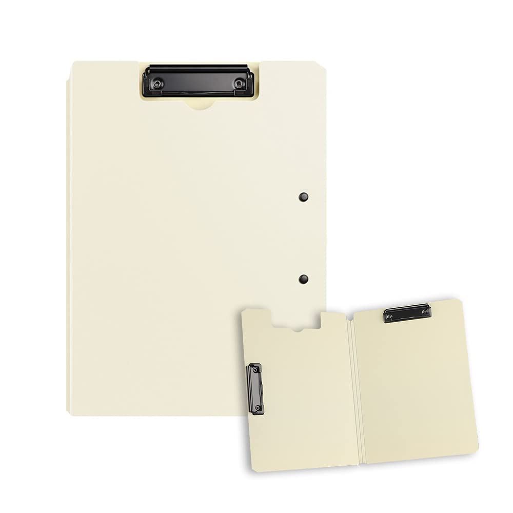 【送料無料】Costowns 二つ折り ダブルクリップファイル 横型 縦型クリップ バインダー クリップボード A3 A4 120枚A4資料用紙が収納可 360...