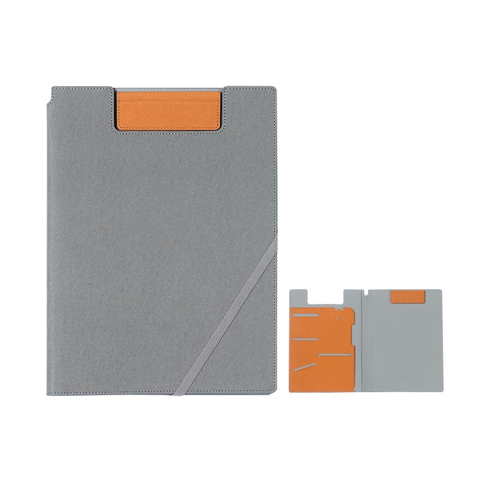 【送料無料】Costowns 二つ折り バインダー クリップボード A4 クリップファイル 厚 手 pu レザー 縦型 書類契約フォルダー 30枚A4資料用紙が...