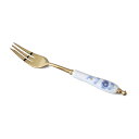 【送料無料】NARUMI(ナルミ) カトラリー ミラノ ブルー ケーキフォーク 長さ13cm 日本製 9682-9384F