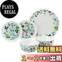 【送料無料】NARUMI(ナルミ) 食器セット アンナ・エミリア グリーン 花柄 かわいい 2人用セット 5ピース入り 電子レンジ温め 食洗機対応 ギフトボックス付き 96604-23169P