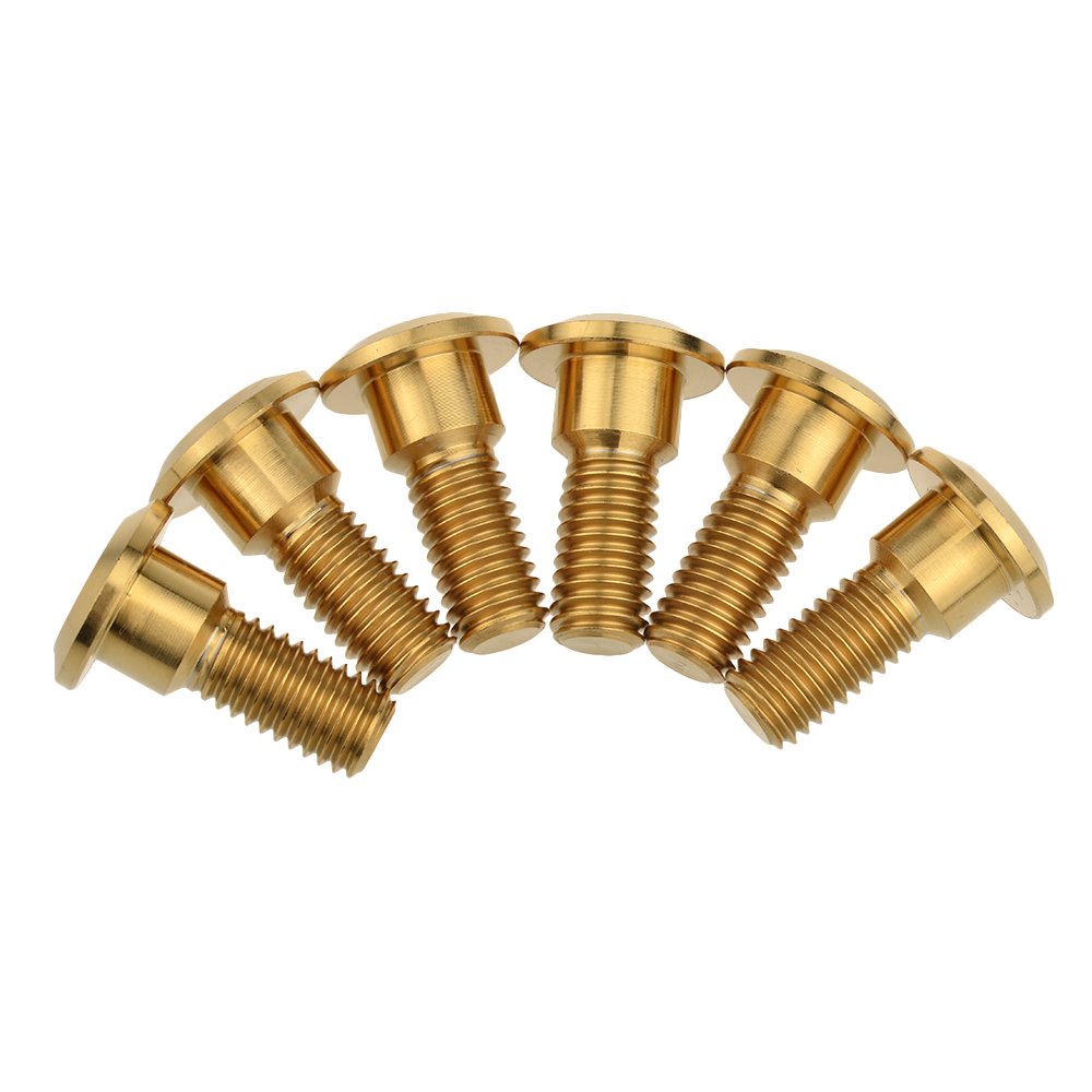 【送料無料】DingtaiチタンM8 x 22mmスズキGSXRディスクブレーキローターボルト 6個 ゴールド