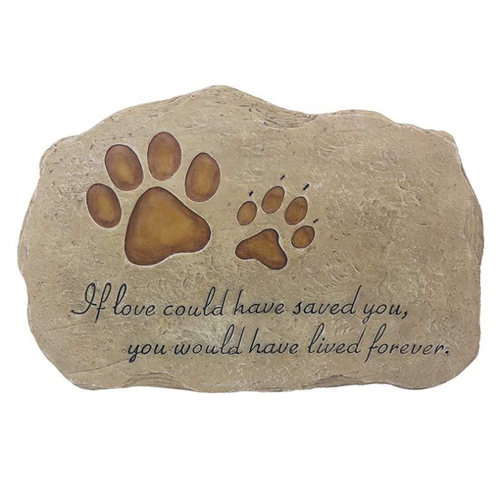 商品情報商品の説明主な仕様 「温かい記念石」ペット墓石は温かいデザインで、ペットを失った悲しみを癒し、ペットお墓に行って再会の時は、ペットとの暖かい思い出と愛は呼び出せます。犬お墓 メモリアルは友人や家族にプレゼントとして贈れば、温かさが伝えます。「幅広い用途」お墓 プレートはある程度の重さがありため、屋外のお墓に置くでも簡単に風に吹き飛ばさないです。それだけではなく、こちらは表面に犬猫の足元がある可愛い足跡墓石なので、屋内の雰囲気にも合えます。「いい材質」ペットお墓 プレートは防水樹脂製のため、室外のどの天気に耐えられます。またペット記念碑は本物の石のような外観と感触があるため、庭や園林など墓 飾りにするのが最適です。「ちょうどいいサイズ」約高さ：19cm、幅、27.9cm。ペット記念石がちょうどいいサイズを持ってるため、屋外、屋内には適用です。墓石は巨大ではないが存在感ありのサイズで、最大限に愛犬への思い出を伝えます。「心癒す文字」ペット位牌に「愛があなたを救われるなら、あなたは永遠に生きている」と書いており、見るたびにペットとの愛から癒されます。