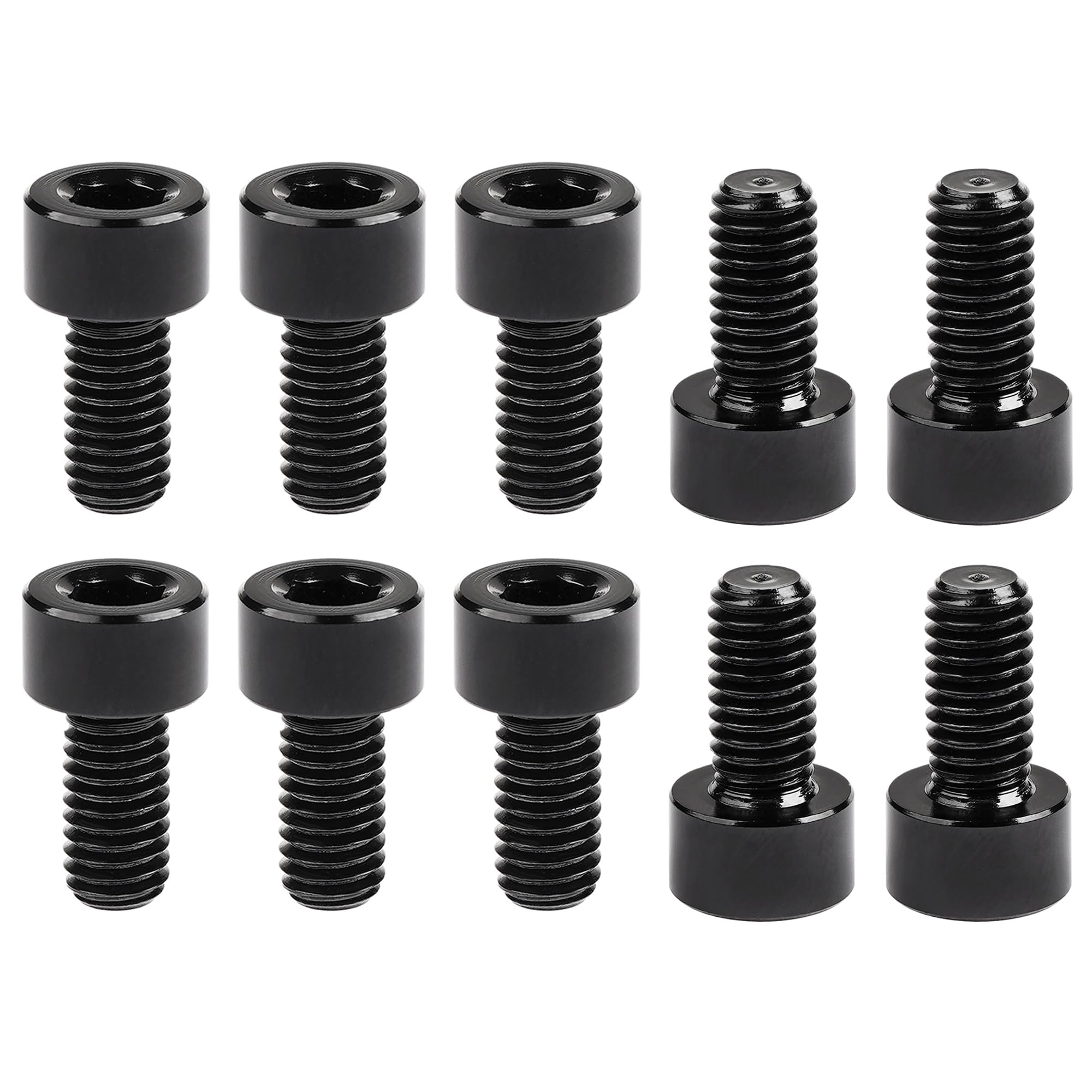 【送料無料】Dingtai 7075型アルミ合金ネジM6x10mm内六角柱頭全ねじボルトドローン木工 ...