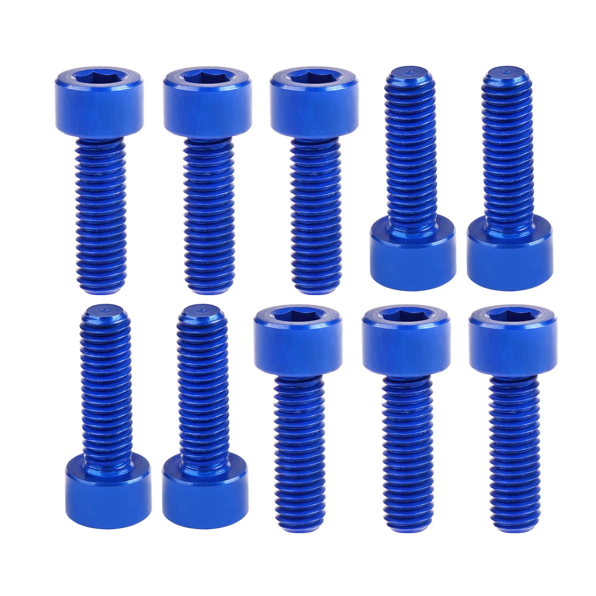 【送料無料】Dingtai 7075型アルミ合金ネジM3x14mm内六角柱頭全ねじボルトドローン木工 ...