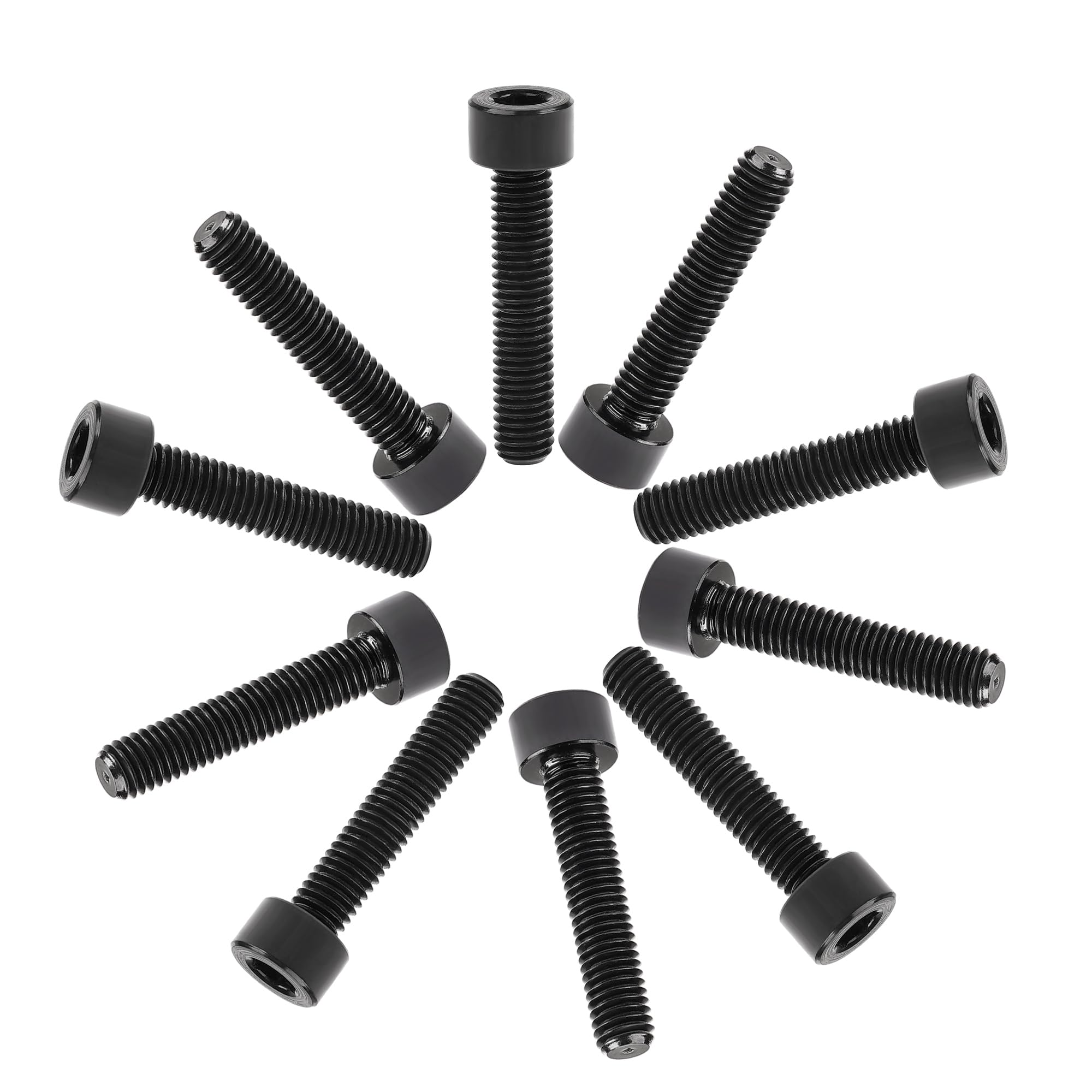 【送料無料】Dingtai 7075型アルミ合金ネジM4x16mm内六角柱頭全ねじボルトドローン木工 ...