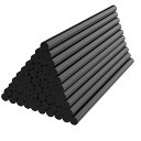 【送料無料】MerryNineホットグルーガンスティック、直径7MM、グルーガン用のホットメルトグルースティック、DIYアートクラフト修理用接着スティック (100, 黒い)