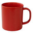 【送料無料】西海陶器(Saikaitoki) 波佐見焼 Common コモン マグカップ レッド 容量約330ml 電子レンジ 食洗器対応 13261