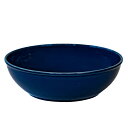 【送料無料】西海陶器(Saikaitoki) 波佐見焼 Common コモン ボウル 皿 ネイビー 直径約18cm 電子レンジ 食洗器対応 日本製 13233