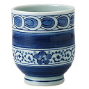 【送料無料】西海陶器(Saikaitoki)有田焼 特大 湯呑 約375ml 唐草梅 日本製 68809