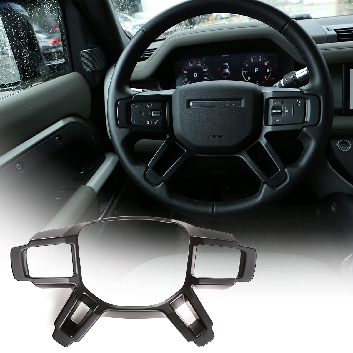 【送料無料】METYOUCAR ランドローバーディフェンダー 2020~2023に適用 ステアリングホイールフレーム ..