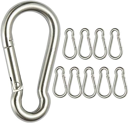 ������̵����JOLIRSBOX ����ӥ� 316���ƥ�쥹 ���ץ�󥰥եå� ����ӥ� ���å�(5cm 10���å�)