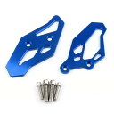 【送料無料】Bruce & Shark(ブルース・サメ) フットレスト バックステップ アダプタ プレート Yamahaヤマハ YZF R3 R25 MT-03 用 ブルー バイク・オートバイ用