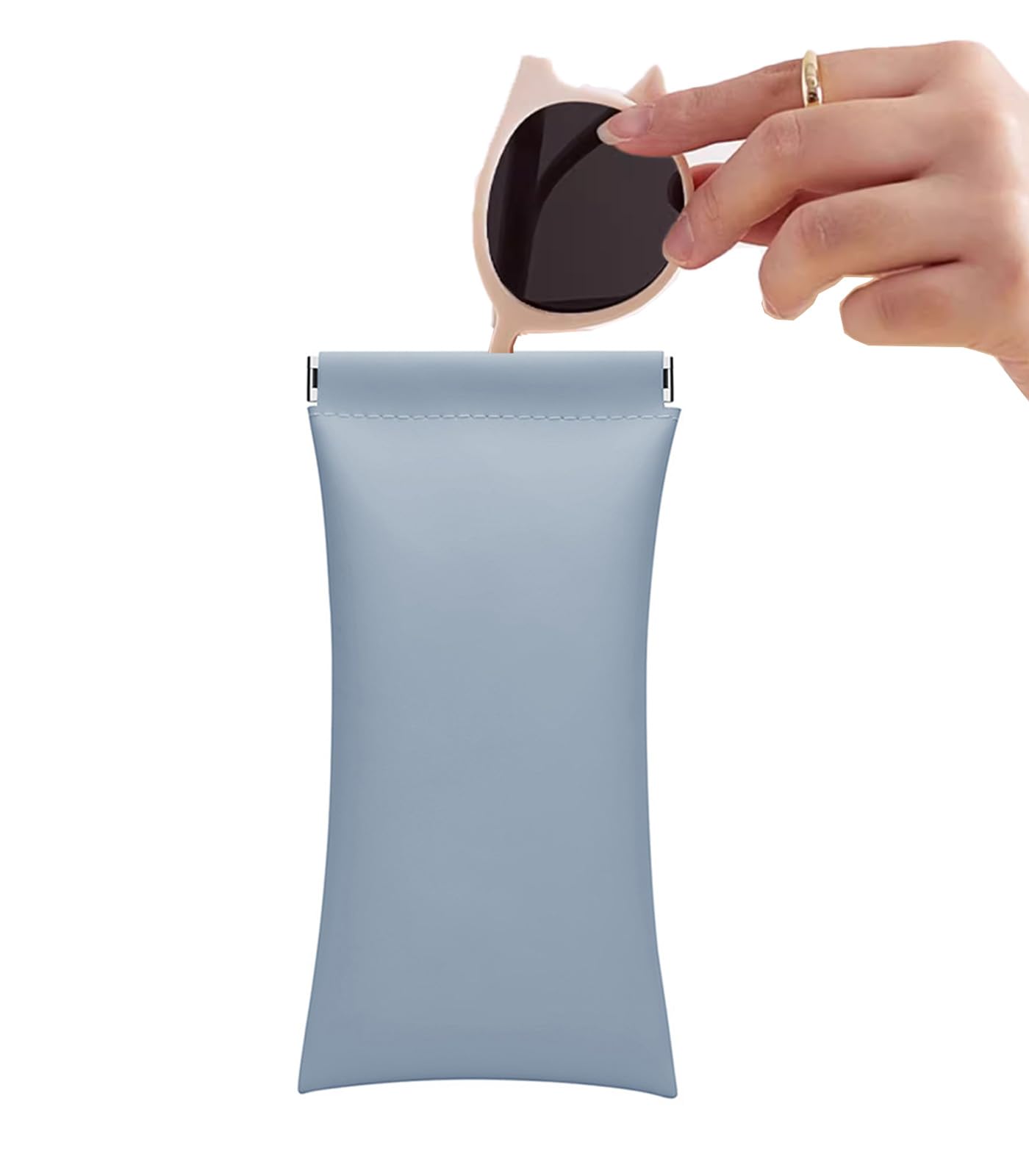 【送料無料】[NOUKAJU] メガネケース メガネポーチ サングラスポーチ ソフト メガネ オーガナイザー バ..