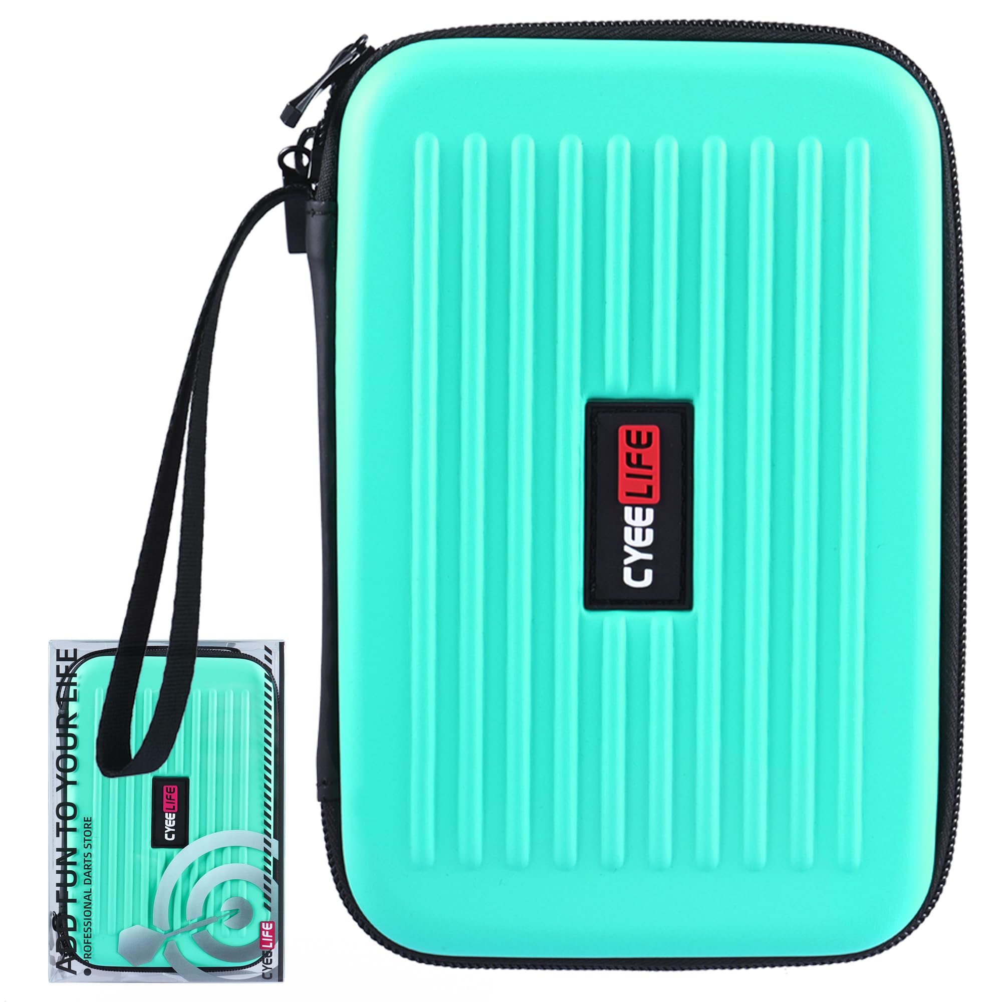 【送料無料】CyeeLife ダーツケース 収納 PU Dart Carrying Case(ダーツ6本用)