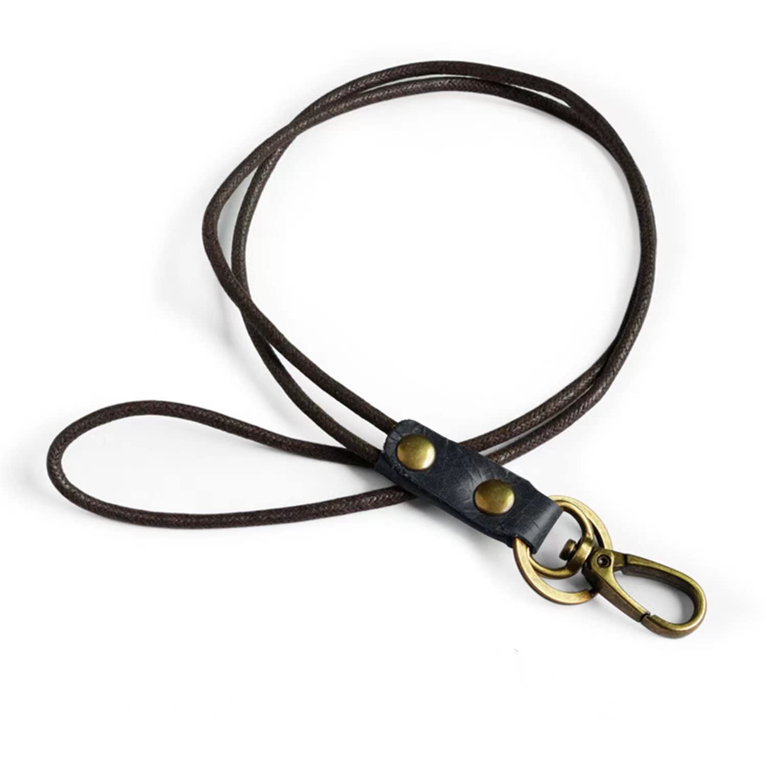 【送料無料】[Kaaipee] ネックストラップ 本革 携帯ストラップ スマホ用首掛けストラップ カードホルダ..