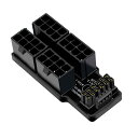 【送料無料】NFHK 12VHPWR ATX3.0 PCI-E 5.0 Power Modular Adapter to Four ATX 8P Up Angled 90 Degree for 4080 5090TI 16Pin 12+4P Graphics Card