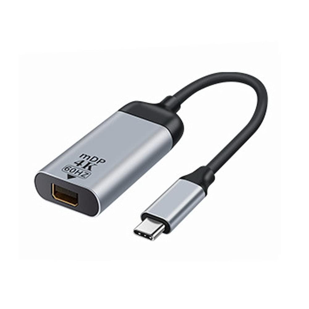 【送料無料】xiwai USB-C Type C - Mini DP Displayport ケーブルアダプター 4K 2K 60hz タブレット&電話&ノートパソコン用