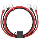 【送料無料】Iarlion バッテリー 並列 接続 ケーブル 丸端子 R4-10 インバーター 並列 ケーブル 電気機器用ビニル絶縁電線 KIV線ケーブル 赤・...