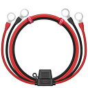 【送料無料】Iarlion バッテリー 並列 接続 ケーブル 丸端子 R4-10 インバーター 並列 ケーブル 電気機器用ビニル絶縁電線 KIV線ケーブル 赤・...