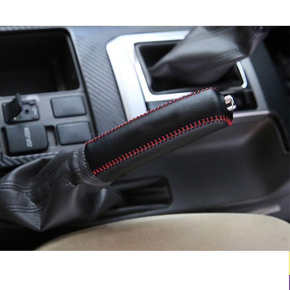 【送料無料】LEXLEYS トヨタ ランドクルーザープラド 150系 後期用 本革 サイドブレーキカバー 本皮 レ..