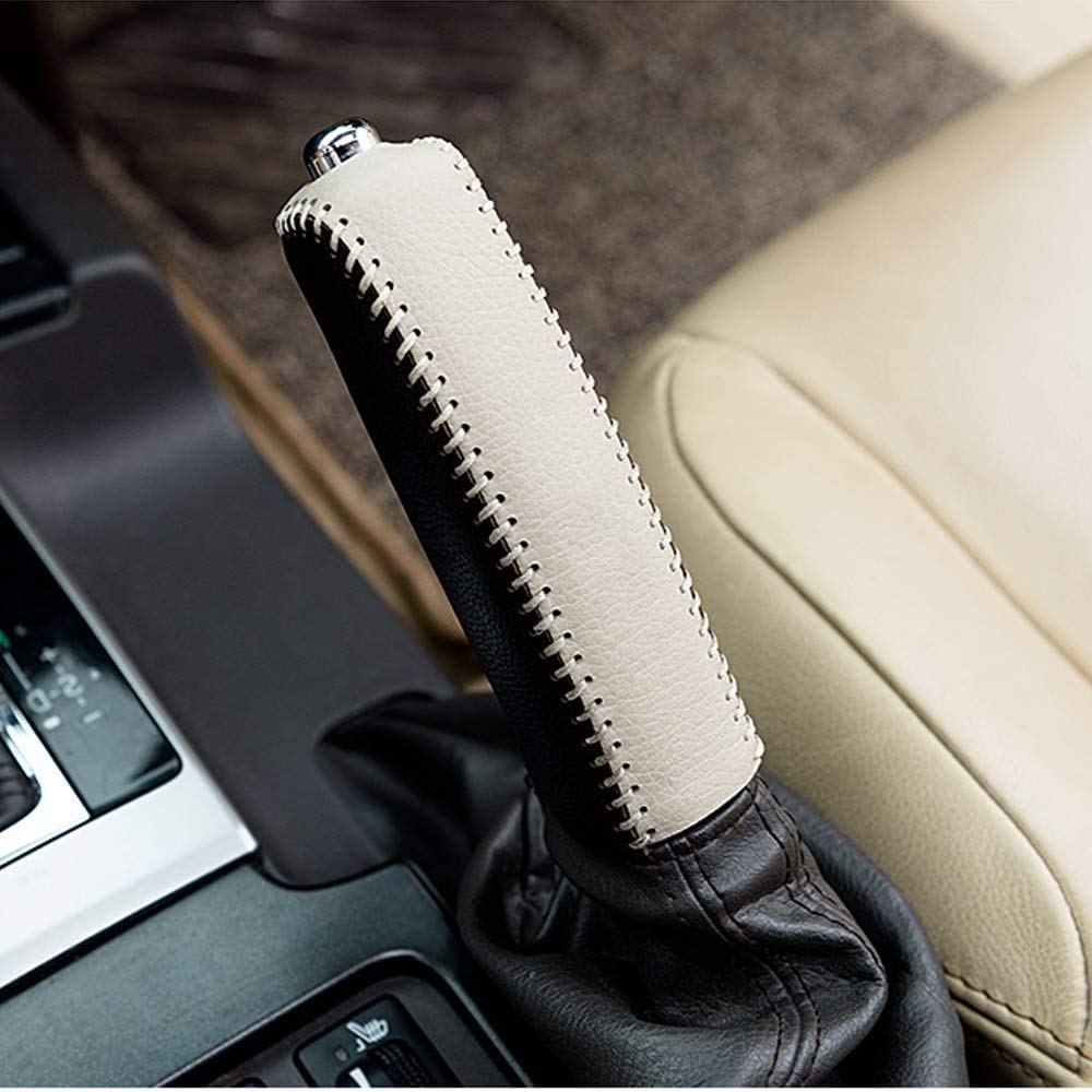 【送料無料】BOYOUS トヨタ ランドクルーザープラド 150系 後期用 本革 サイドブレーキカバー 本皮 レ..