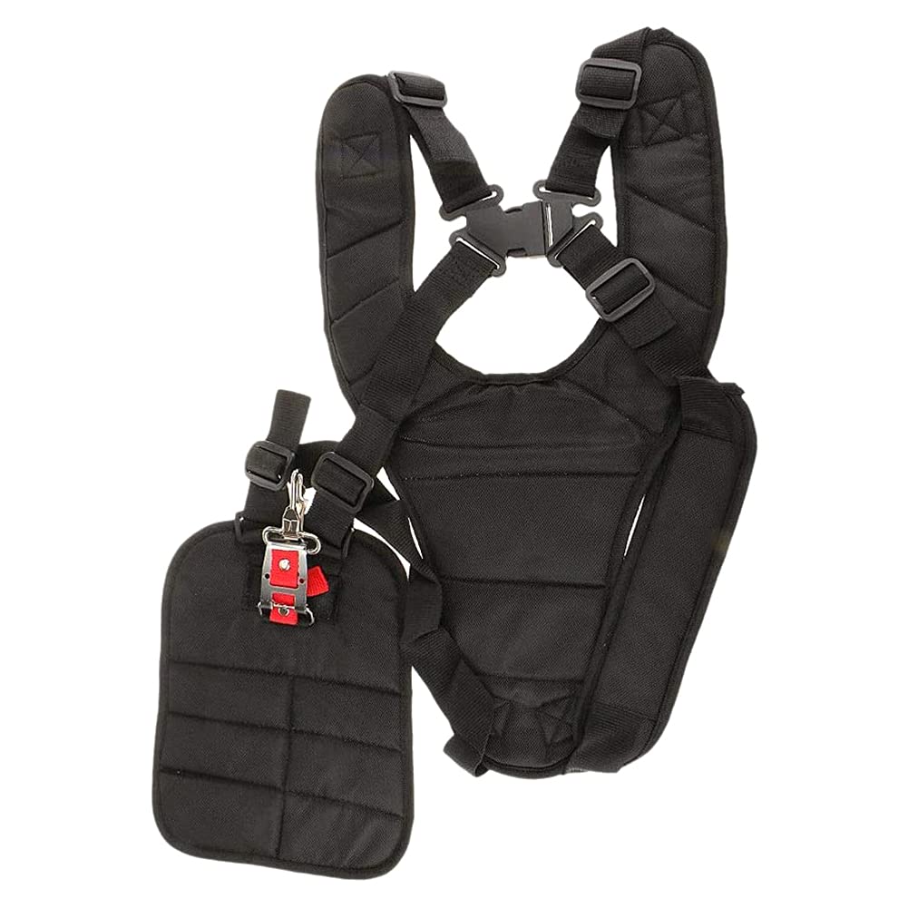 【送料無料】tesss 刈払機 肩掛け バンド 肩掛けハーネス 背負い式 草刈り機 肩掛けベルト ダブル型ワイド 腰パッドつき 刈払機用品 農業器具 防振ソフトショルダー