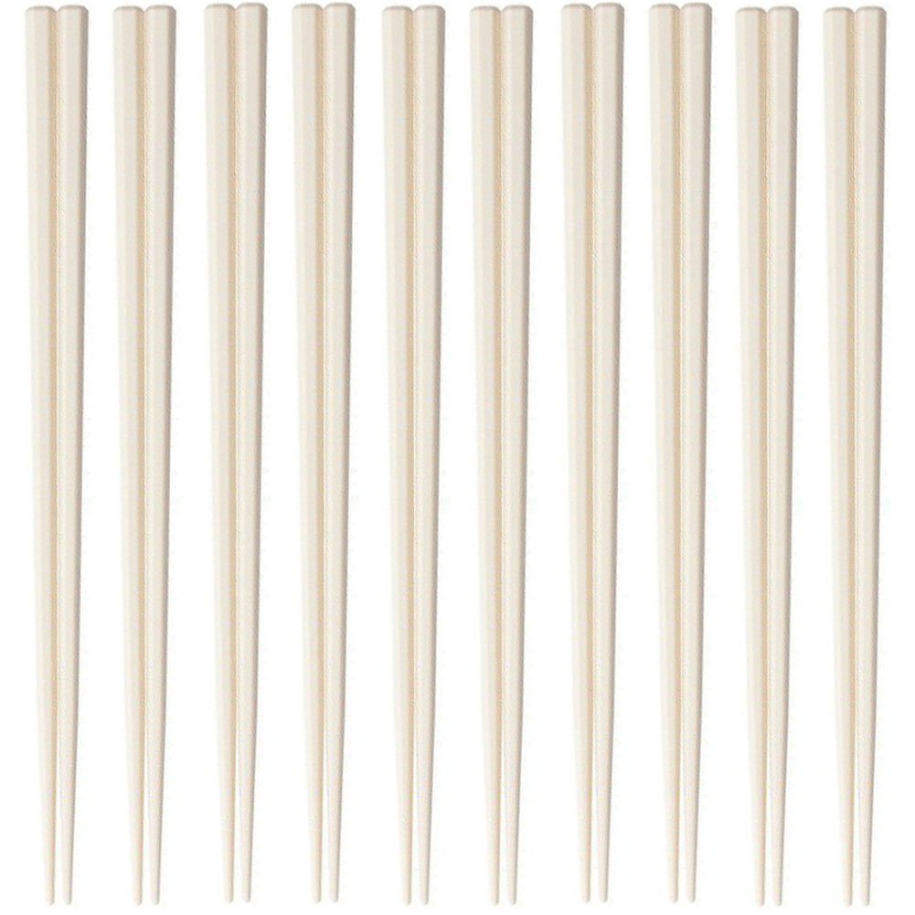 【送料無料】大黒工業(Daikoku Kogyo) SPS製 リユース箸 六角 23cm ベージュ 業務用 3771187 10膳入