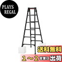 【送料無料】長谷川工業(Hasegawa) BLACK LABEL 伸縮式はしご兼用脚立(ワンタッチバー付) RYZB-18 (1.61~1.92m) (10139) 6段 (1.61~1.92m)
