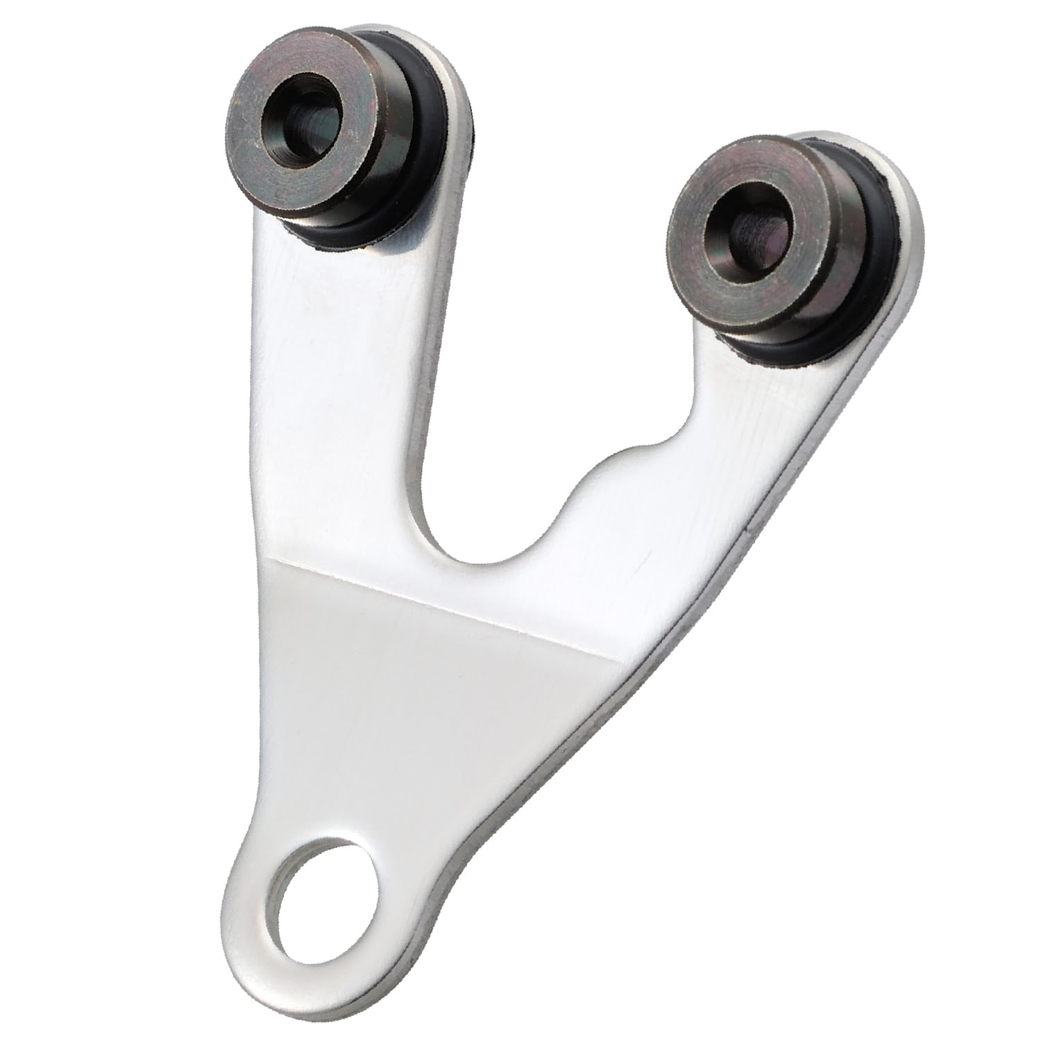 【送料無料】デイトナ(Daytona) バイク用 メーターステー 取付幅45mm 取付M10 防振ラバー ステンレス製 センター/10°曲げ 61197