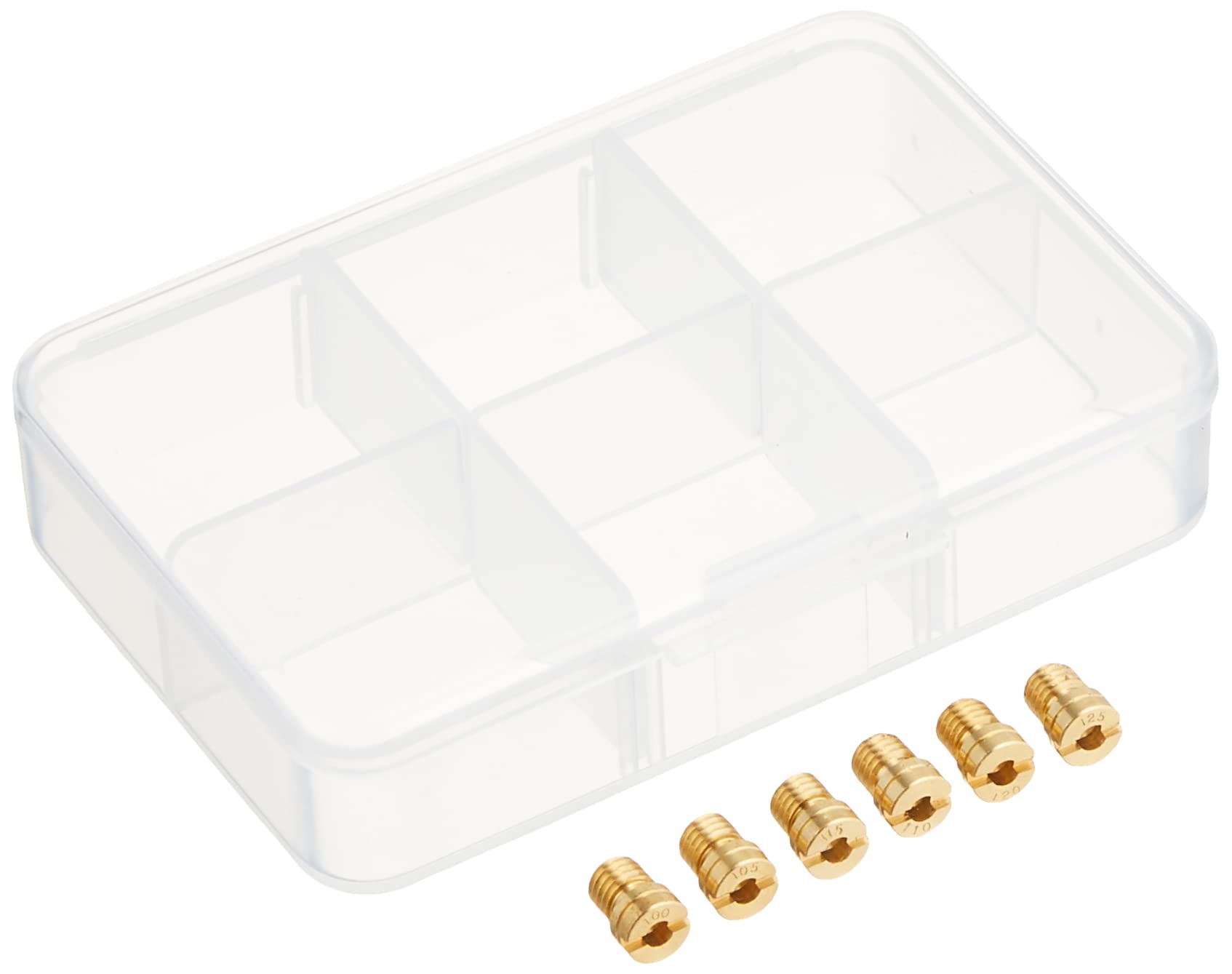 【送料無料】デイトナ(Daytona) バイク用 メインジェット ケーヒン 丸型大タイプ #100-125 6サイズセット 93763