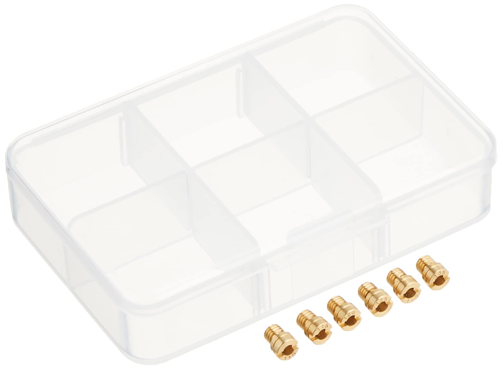 【送料無料】デイトナ(Daytona) バイク用 メインジェット ケーヒン 丸型小タイプ(PC20) #110-135 6サイズセット 93991