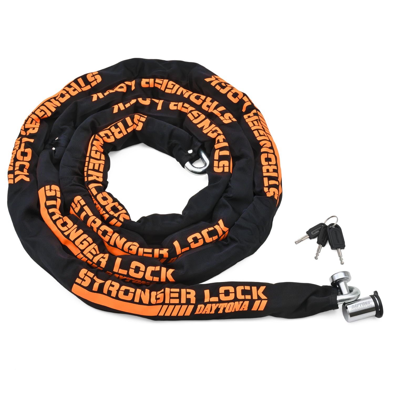 【送料無料】デイトナ(Daytona) バイク用 チェーンロック φ12mmスチール合金製 ディスクロック対応 LED..